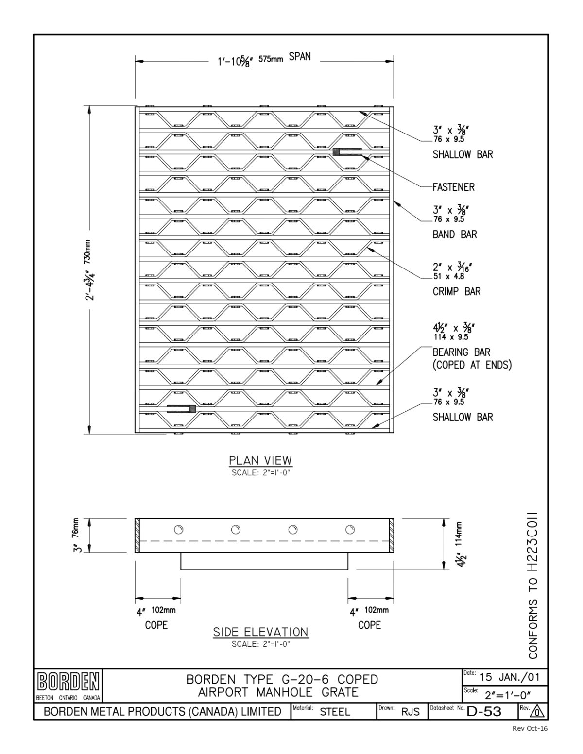 Ditch Inlet Airport Grates | Reliable Drainage Grating Solutions