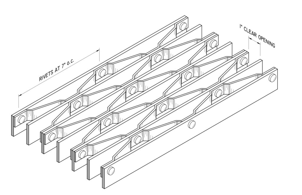 Grating Ribs Riveted Gratings | Heavy-Duty Industrial Grating Solutions