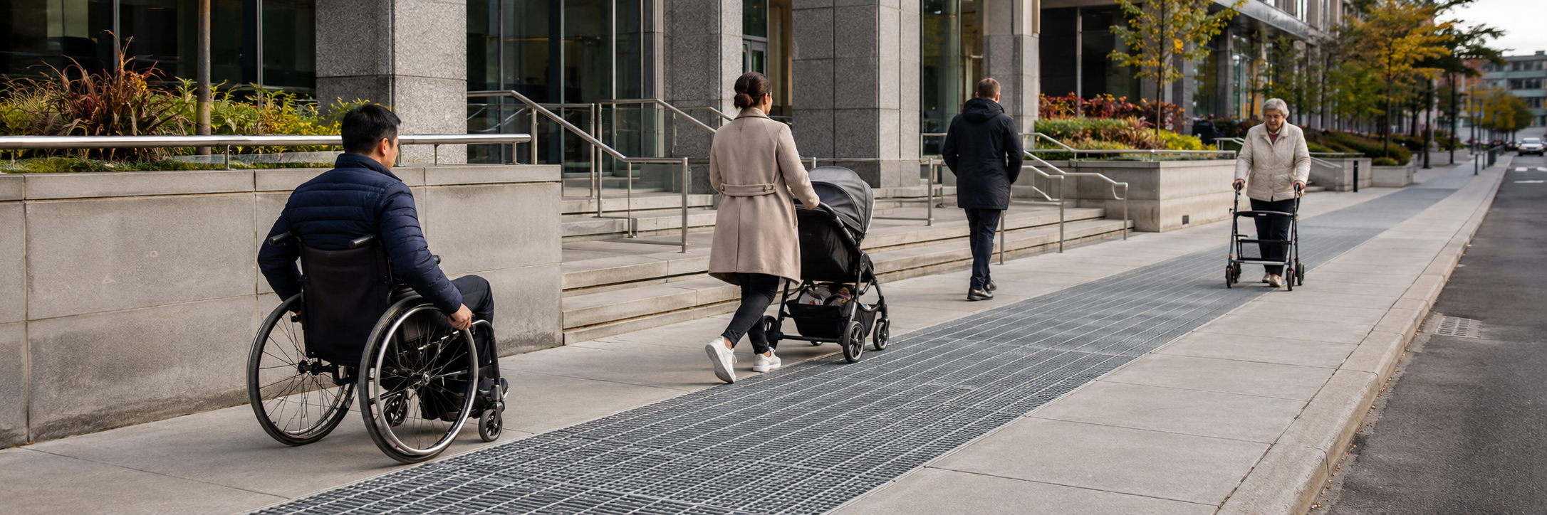 Designing Pedestrian Grating With Accessibility in Mind