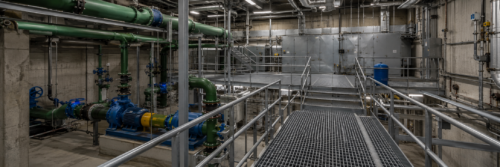 Press Locked Grating for Commercial Mechanical Rooms